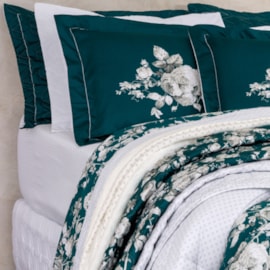 Cobre Leito King Kacyumara Satinée Juliet 300 Fios 3 Peças Cobre Leito King Kacyumara Satinée Juliet 300 Fios 3 Peças