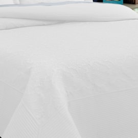 Cobre Leito King Provence Matelassê Rozac Branca