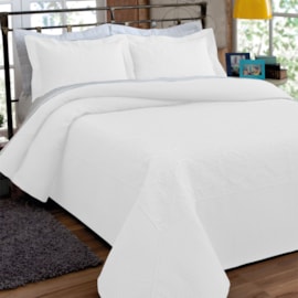 Cobre Leito King Provence Matelassê Rozac Branca