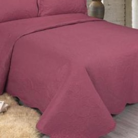 Cobre Leito Queen Camesa Barroque Rose 3 Peças Cobre Leito Queen Camesa Barroque Rose 3 Peças