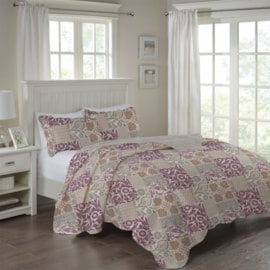 Cobre Leito Queen Color Art Corttex Paris 150 Fios Violeta Cobre Leito Queen Color Art Corttex Paris 150 Fios Violeta