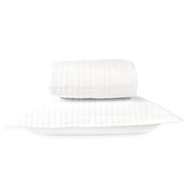Cobre Leito Queen Dupla-Face Lavive Plaza Branco Cobre Leito Queen Dupla-Face Lavive Plaza Branco