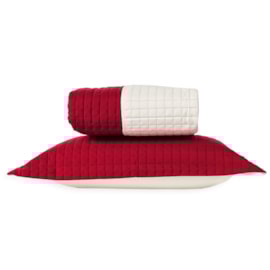 Cobre Leito Queen Dupla-Face Lavive Plaza Palha/Vermelho Cobre Leito Queen Dupla-Face Lavive Plaza Palha/Vermelho