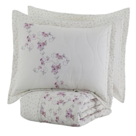 Cobre Leito Queen Kacyumara Satinee Antonelli 300 Fios 3Pçs Cobre Leito Queen Kacyumara Satinee Antonelli 300 Fios 3Pçs