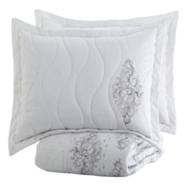 Cobre Leito Queen Kacyumara Satinee Sartore 300 Fios 3Pçs Cobre Leito Queen Kacyumara Satinee Sartore 300 Fios 3Pçs