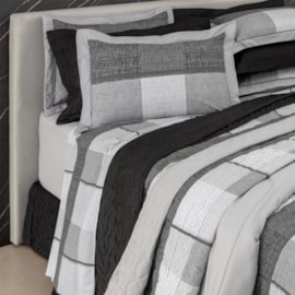 Cobre Leito Queen Kacyumara Vida Bela Mood 200 Fios 3 Pçs Cobre Leito Queen Kacyumara Vida Bela Mood 200 Fios 3 Pçs