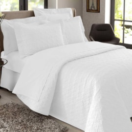 Cobre Leito Queen Matelassê Sultan Naturalle Fashion Branco 300 Fios 3 Peças Cobre Leito Queen Matelassê Sultan Naturalle Fashion Branco 300 Fios 3 Peças