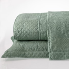 Cobre Leito Queen Provence Matelassê Rozac Verde Cobre Leito Queen Provence Matelassê Rozac Verde