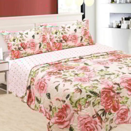 Cobre Leito Queen Ultrassonic Dupla-face Sultan Bianca 3 peças
