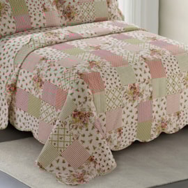 Cobre Leito Solteiro Camesa Evolution Patchwork Begonia 2 Peças Cobre Leito Solteiro Camesa Evolution Patchwork Begonia 2 Peças