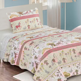 Cobre Leito Solteiro Camesa Evolution Patchwork Cogumelos 2 Peças Cobre Leito Solteiro Camesa Evolution Patchwork Cogumelos 2 Peças