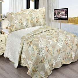 Cobre Leito Solteiro Camesa Evolution Patchwork Jessia 2 Peças Cobre Leito Solteiro Camesa Evolution Patchwork Jessia 2 Peças