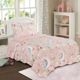 Cobre Leito Solteiro Camesa Evolution Patchwork Sereias 2 Peças Cobre Leito Solteiro Camesa Evolution Patchwork Sereias 2 Peças