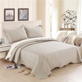 Cobre Leito Solteiro Realce Ultrasonic Olga - 2 peças Cobre Leito Solteiro Realce Ultrasonic Olga - 2 peças