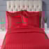 Cobre Leito Solteiro Texhome Classic Chess Escarlate 2 Pçs