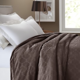 Cobreleito Queen Corttex Deluxe Livin Art Geométrico Marrom Cobreleito Queen Corttex Deluxe Livin Art Geométrico Marrom