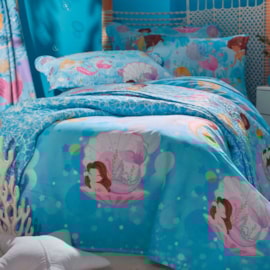Colcha Boutis Infantil Santista Sereia 2 peças Colcha Boutis Infantil Santista Sereia 2 peças