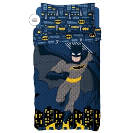 Colcha Boutis Solteiro Infantil Batman Lepper