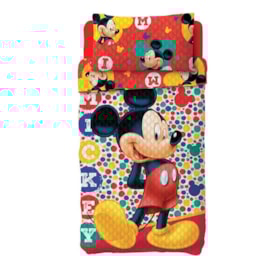Colcha Boutis Solteiro Infantil Mickey Bolhas Lepper Colcha Boutis Solteiro Infantil Mickey Bolhas Lepper