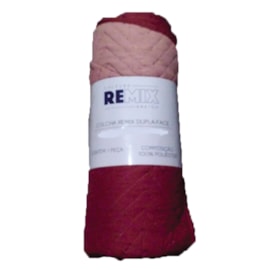 Colcha Casal Camesa Remix Dupla-Face Vermelho Colcha Casal Camesa Remix Dupla-Face Vermelho