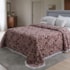Colcha Casal Chenille Canelada Jolitex Valentina Vinho