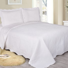 Colcha Casal Gigante Camesa Arabesque Branco Colcha Casal Gigante Camesa Arabesque Branco
