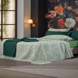 Colcha Casal Piquet Teka Genova Print Hibiscus 100% Algodão 220x240 (Não acompanha fronha) Colcha Casal Piquet Teka Genova Print Hibiscus 100% Algodão 220x240 (Não acompanha fronha)