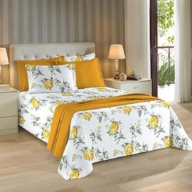Colcha Casal Piquet Teka Genova Print Josette 220x240 Colcha Casal Piquet Teka Genova Print Josette 220x240