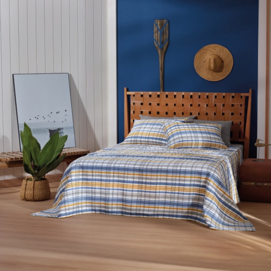 Colcha Casal Teka Allegro Abissal 200x230 Colcha Casal Teka Allegro Abissal 200x230