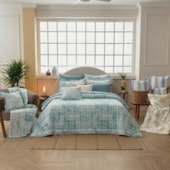 Colcha Casal Teka Allegro Galhos 2,00m x 2,30m 100% Algodão