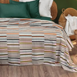 Colcha Casal Teka Allegro Rayures 200x230