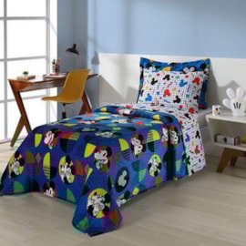 Colcha Infantil Matelassê Solteiro Andreza Disney Mickey Pop Colcha Infantil Matelassê Solteiro Andreza Disney Mickey Pop