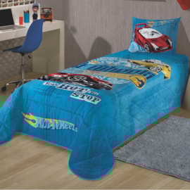 Colcha Infantil Matelassê Solteiro Hot Wheels Lepper Colcha Infantil Matelassê Solteiro Hot Wheels Lepper