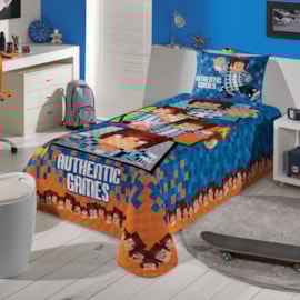 Colcha Matelassê Solteiro Authentic Games Lepper Colcha Matelassê Solteiro Authentic Games Lepper