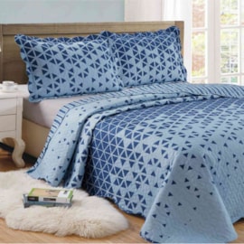 Colcha Patchwork Ultrassonic Casal Dupla-face Sultan Felipe 3 peças Colcha Patchwork Ultrassonic Casal Dupla-face Sultan Felipe 3 peças
