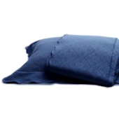 Colcha Piquet Jacquard King 100% Algodão Tognato Capela 2,80 x 2,50 Azul Indigo