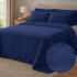 Colcha Piquet Jacquard Queen 100% Algodão Tognato Capela 2,40 x 2,60 Azul Indigo