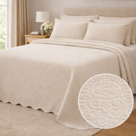 Colcha Piquet Jacquard Super Solteiro 100% Algodão Tognato 1,80 x 2,40 Atacama