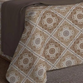 Colcha Queen Piquet Teka Genova Print Cairo Colcha Queen Piquet Teka Genova Print Cairo