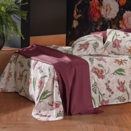 Colcha Queen Piquet Teka Genova Print Flora 100% Algodão 240x260 (Não acompanha fronha) Colcha Queen Piquet Teka Genova Print Flora 100% Algodão 240x260 (Não acompanha fronha)