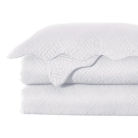 Colcha Solteiro Camesa Chronos Branco 2 Pçs (1 Cobreleito + 1 Porta-Travesseiro) Colcha Solteiro Camesa Chronos Branco 2 Pçs (1 Cobreleito + 1 Porta-Travesseiro)