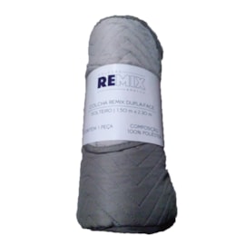 Colcha Solteiro Camesa Remix Dupla-Face Bege Colcha Solteiro Camesa Remix Dupla-Face Bege