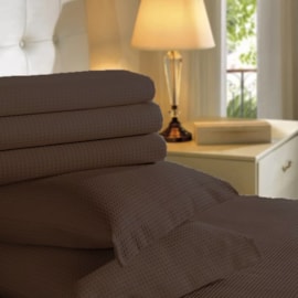 Colcha Solteiro Piquet Teka Genova Marrom 100% Algodão Colcha Solteiro Piquet Teka Genova Marrom 100% Algodão