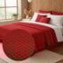 Colcha Solteiro Piquet Teka Genova Vermelho 100% Algodão