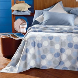 Colcha Solteiro Teka Allegro Folhas Bolinha Colcha Solteiro Teka Allegro Folhas Bolinha