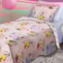 Colcha Ultrasonic Solteiro Infantil Princesas Jolitex (1 Colcha + 1 Porta Travesseiro)