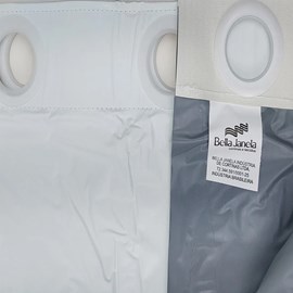 Cortina 100% Blackout Bella Janela 2,60x1,70 Branco