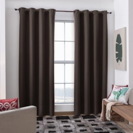 Cortina 100% Blackout Milano Enzotex Marrom 2,00m x 1,80m Cortina 100% Blackout Milano Enzotex Marrom 2,00m x 1,80m