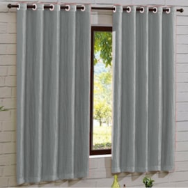 Cortina Amassada Slim 2,60m x 1,70m Bella Janela Titânio Cortina Amassada Slim 2,60m x 1,70m Bella Janela Titânio
