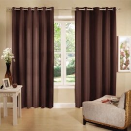 Cortina Bird Rustica 200x180 Charm Cinza Escuro Cortina Bird Rustica 200x180 Charm Cinza Escuro